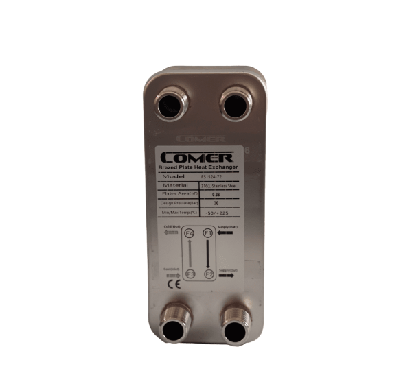 مبدل صفحه ای استیل 720 لیتری کامر COMER مدل FS1524-72