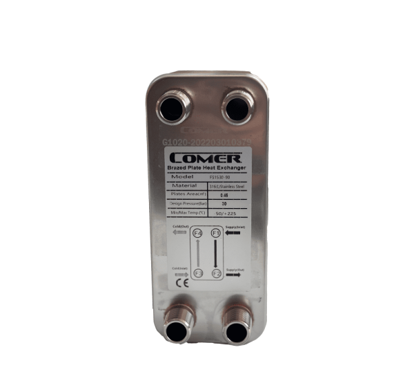 مبدل صفحه‌ای استیل 900 لیتری کامر COMER مدل FS1530-90