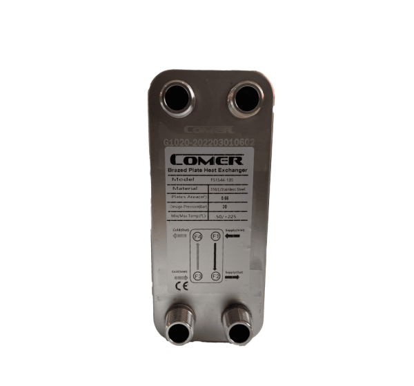 مبدل صفحه ای استیل 1350 لیتری کامر COMER مدل FS1544-135