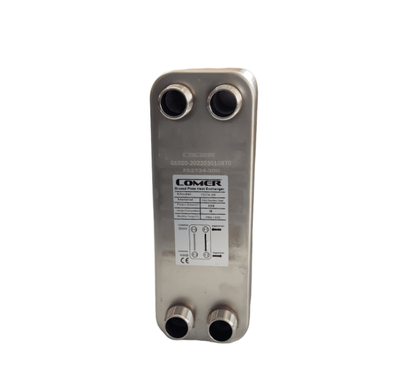 مبدل صفحه‌ای استیل 2000 لیتری کامر COMER مدل FS2734-200
