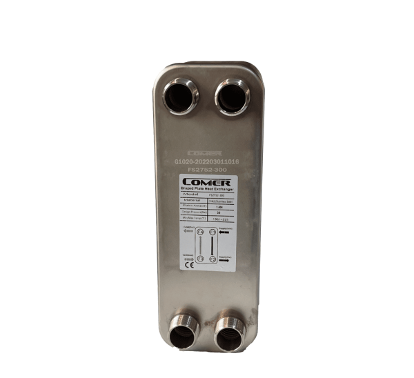 مبدل صفحه‌ای استیل 3000 لیتری کامر COMER مدل FS2752-300
