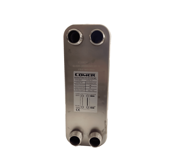 مبدل صفحه‌ای استیل 3500 لیتری کامر COMER مدل FS2760-350